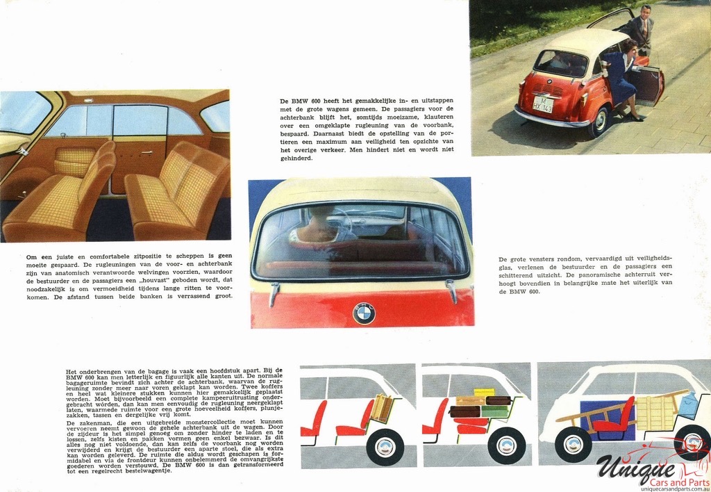 1957 BMW 600 Brochure Page 1